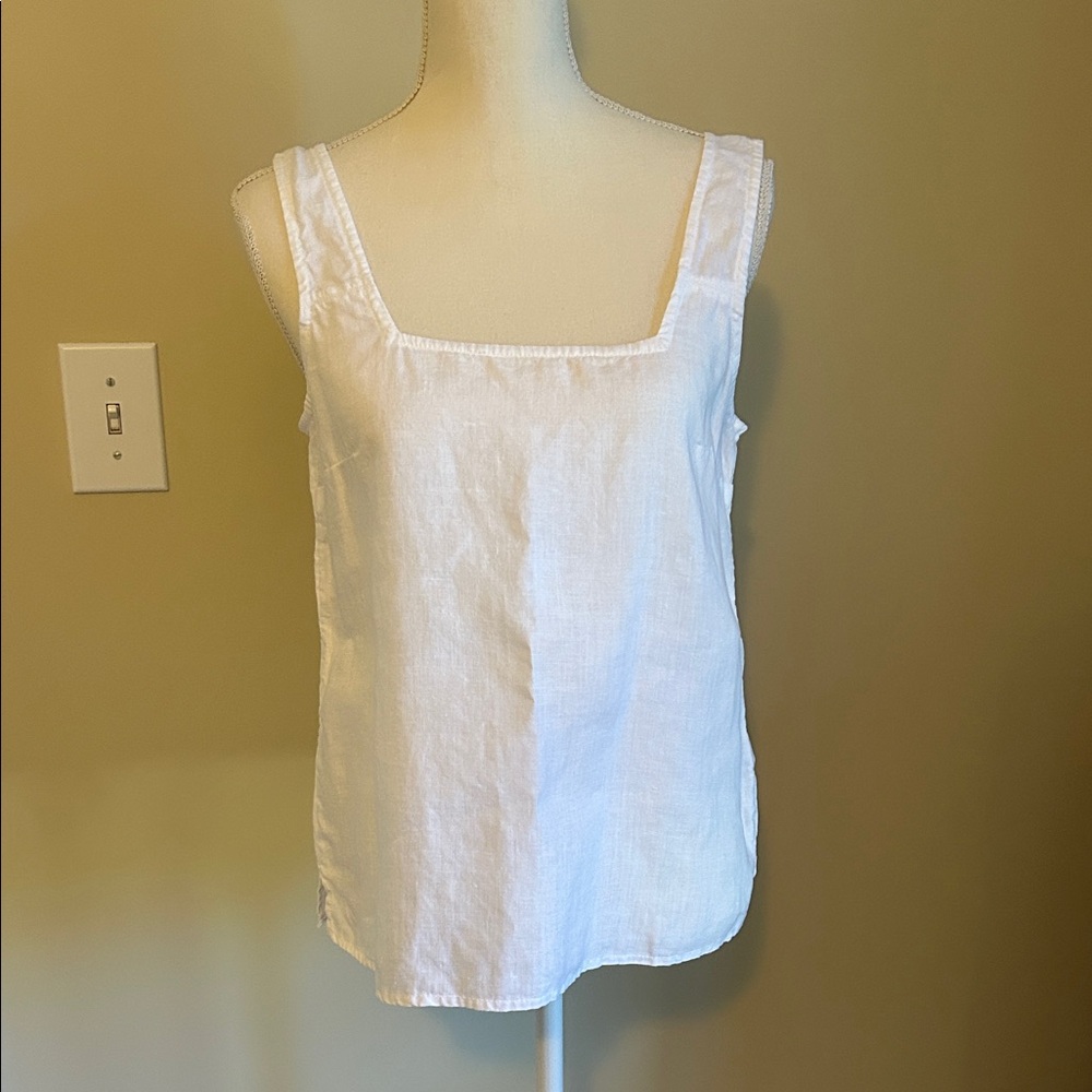 Tahari White Camisole Top